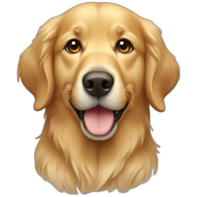 Golden retriever emoji