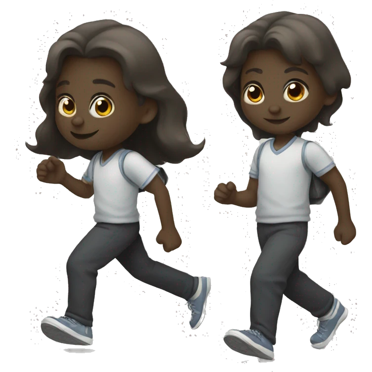labubu walk emoji