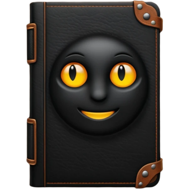book with completely black pages emoji