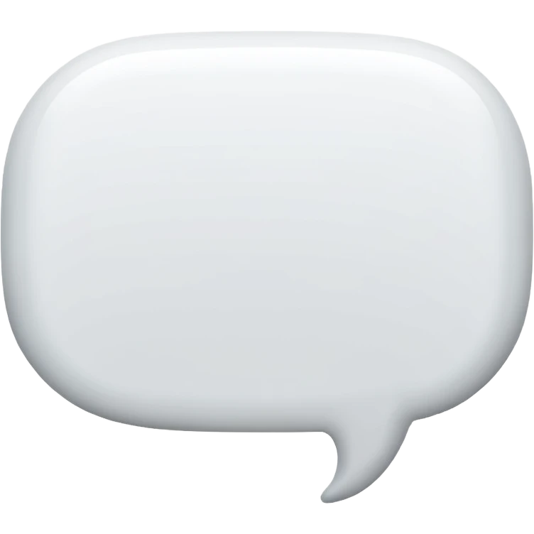 Speech bubble emoji