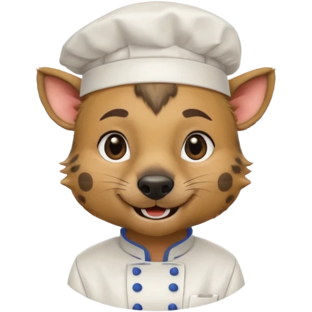 chef hyena emoji