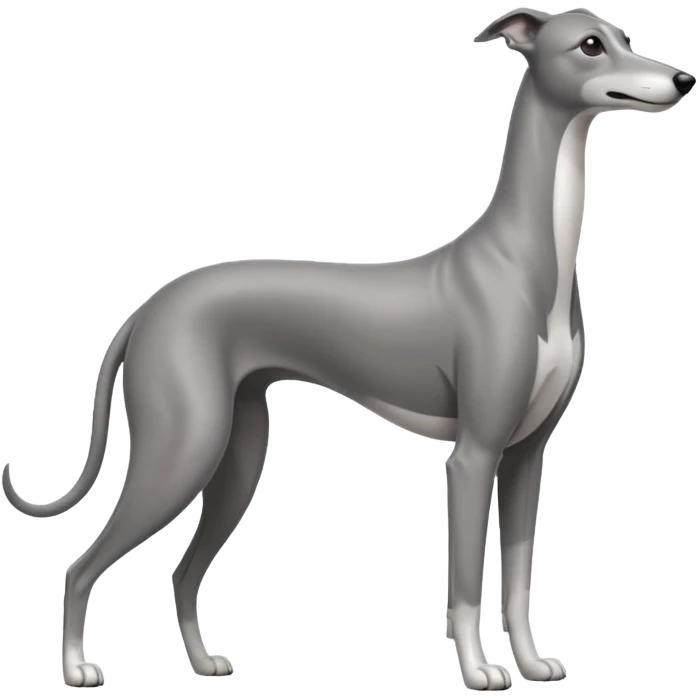 stilized greyhound looking to the right emoji