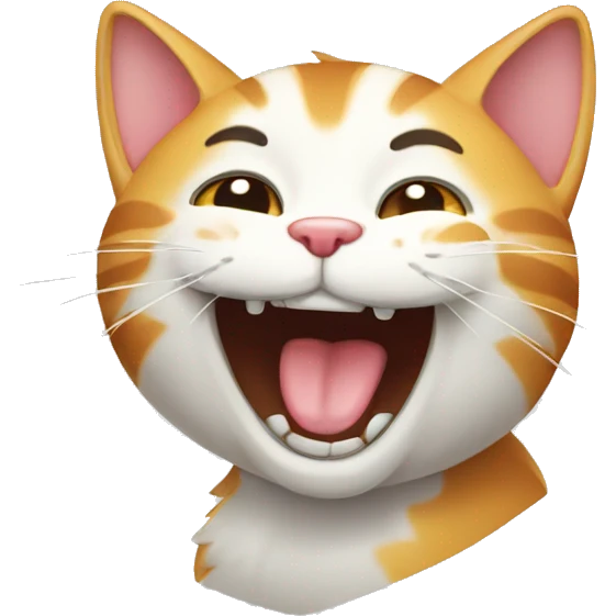 tom cat laughing emoji