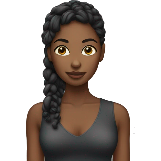 Pretty black woman emoji