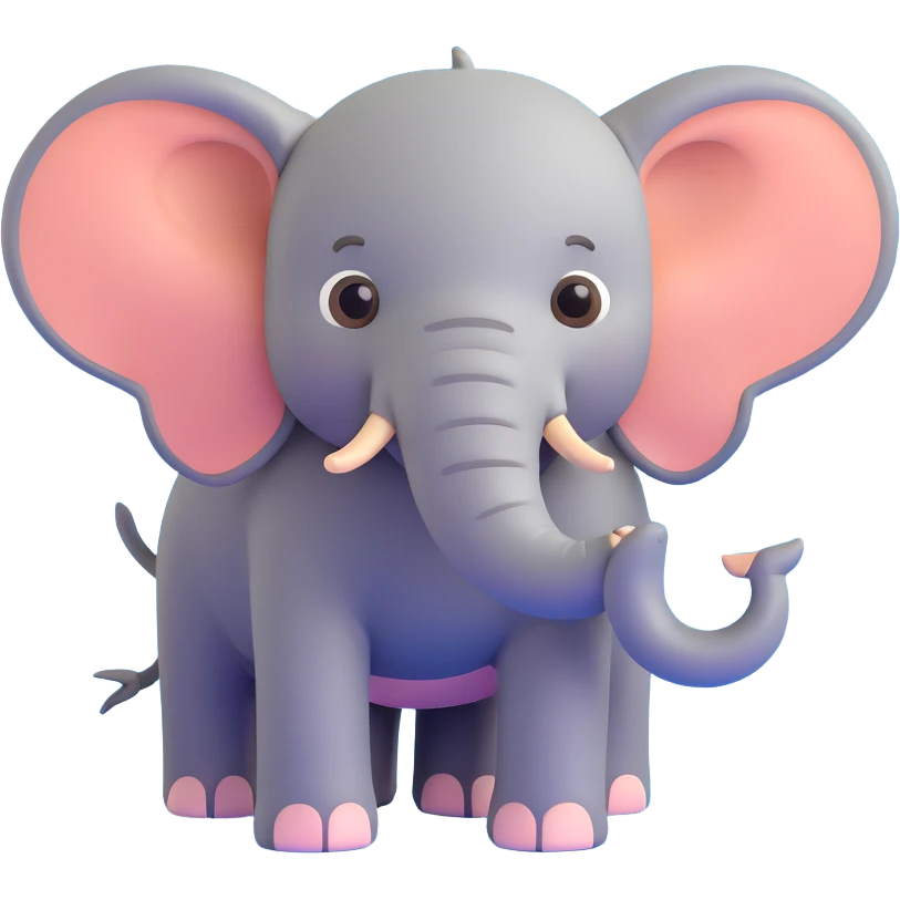 blue elephant emoji
