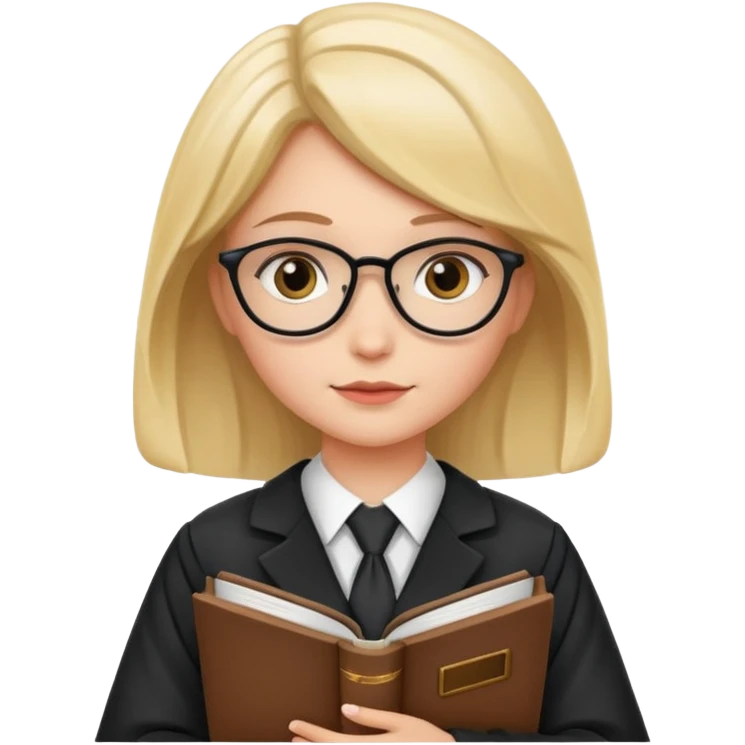 Cat lawyer girl  emoji