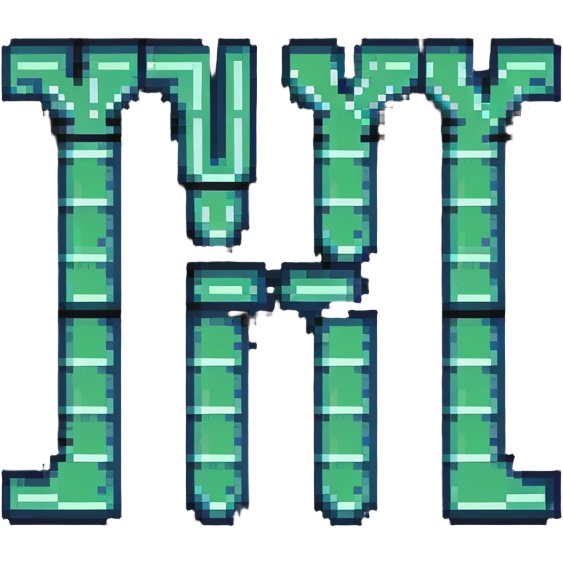 S.R CRYPTO text in arcade-style pixel lettering emoji