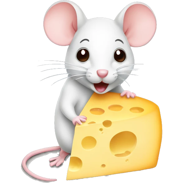 Mouse in cheese  emoji