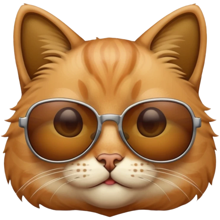 Cat wearing sunglasses emoji