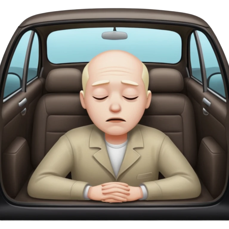 dead man inside car  emoji