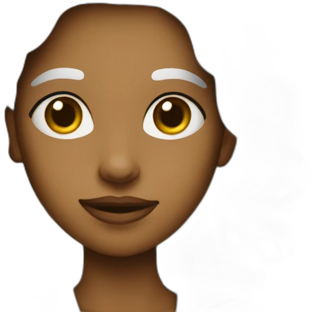 Fille scrollant emoji