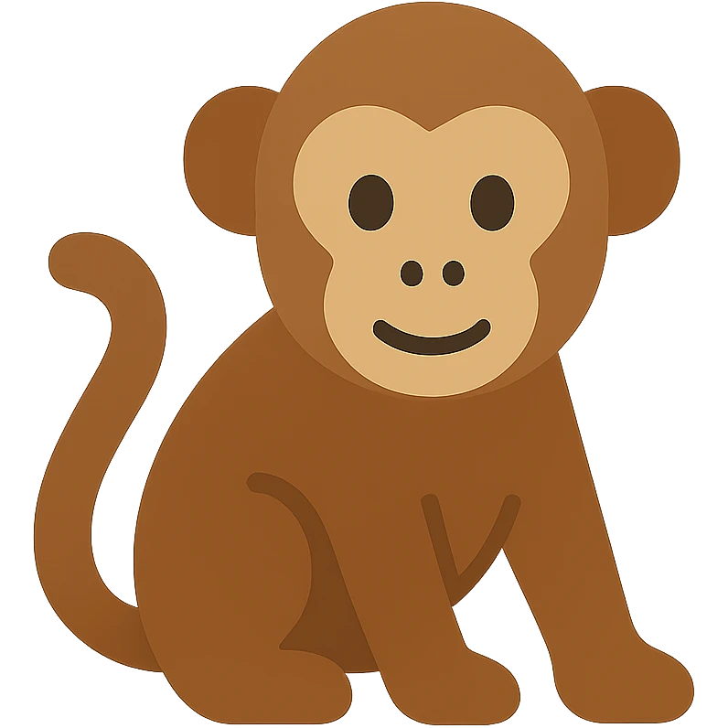 Monkey emoji