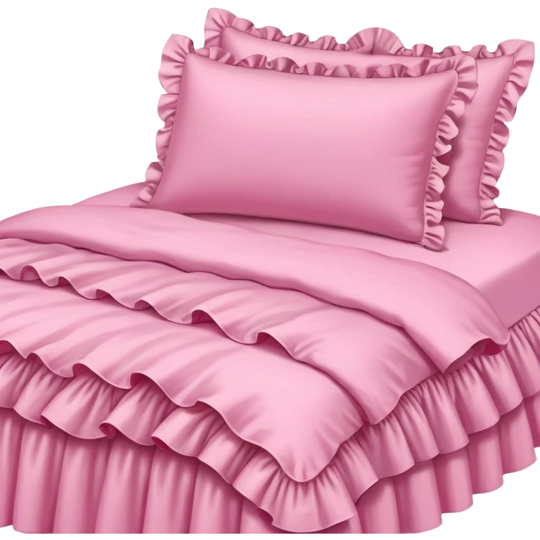 pink bed linen emoji
