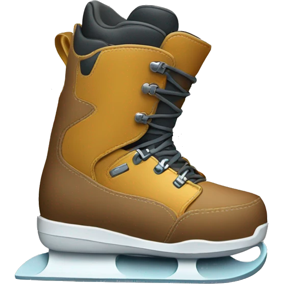 snowboarding boot emoji