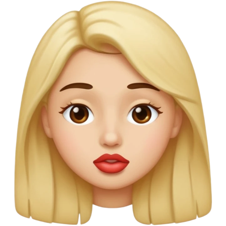 bushing kissy face emoji