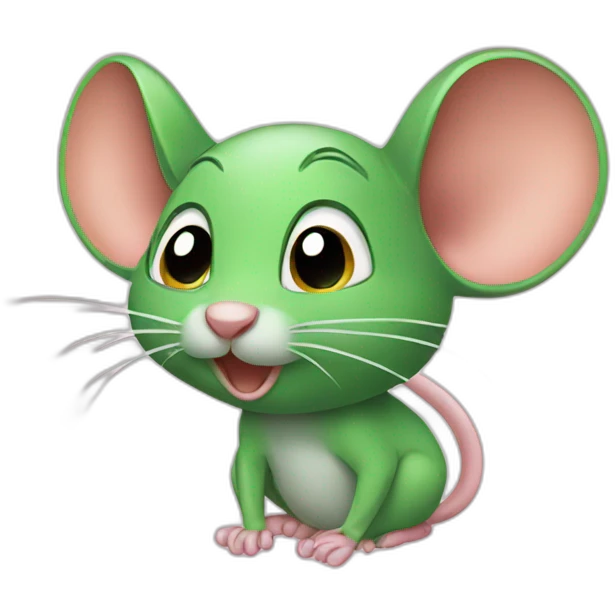 green mouse emoji