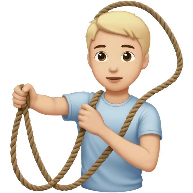 letting go of a rope a lot of people are pulling  emoji