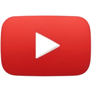 Tiny YouTube logo, simple and cute emoji