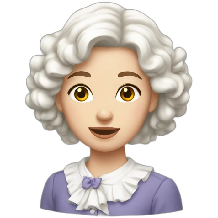 fille blanche rousse bouclée emoji