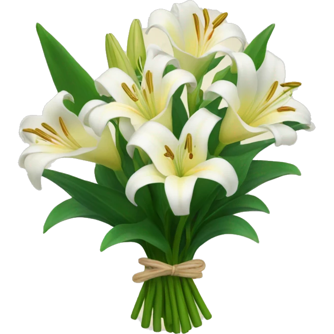 Bouquet of lillies  emoji