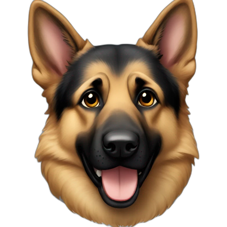 German shepherd emoji