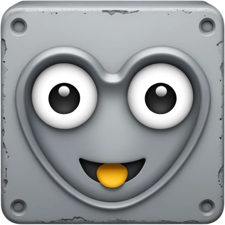 Crée un parpin en béton  emoji