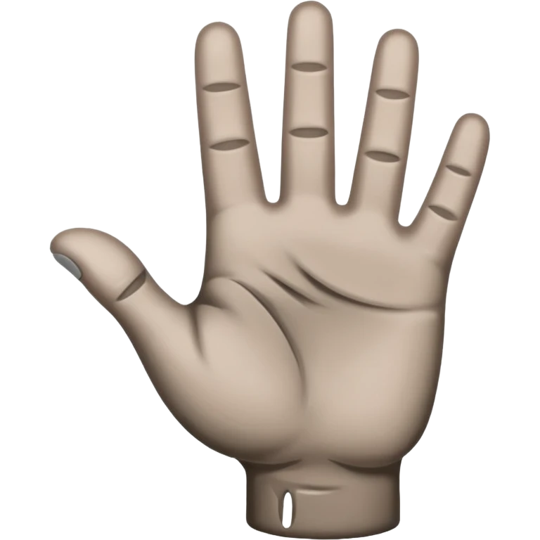 Yvl hand sign hand color grey emoji