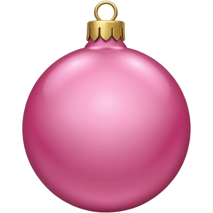 pink christmas ornament imperial style  emoji