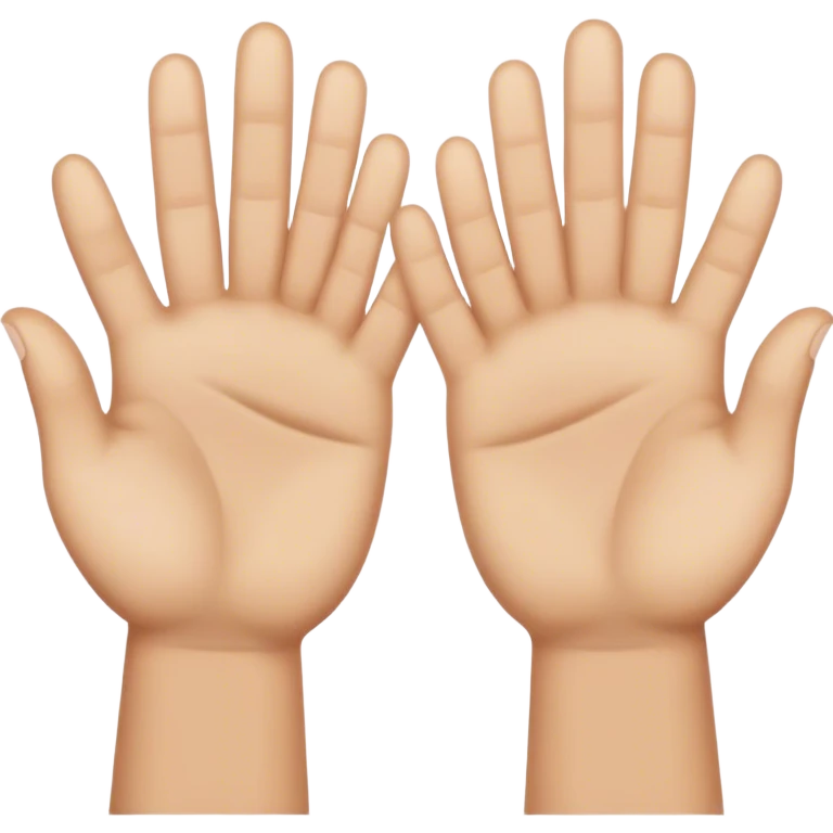 Hands crossed emoji