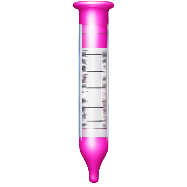 pink syringe emoji