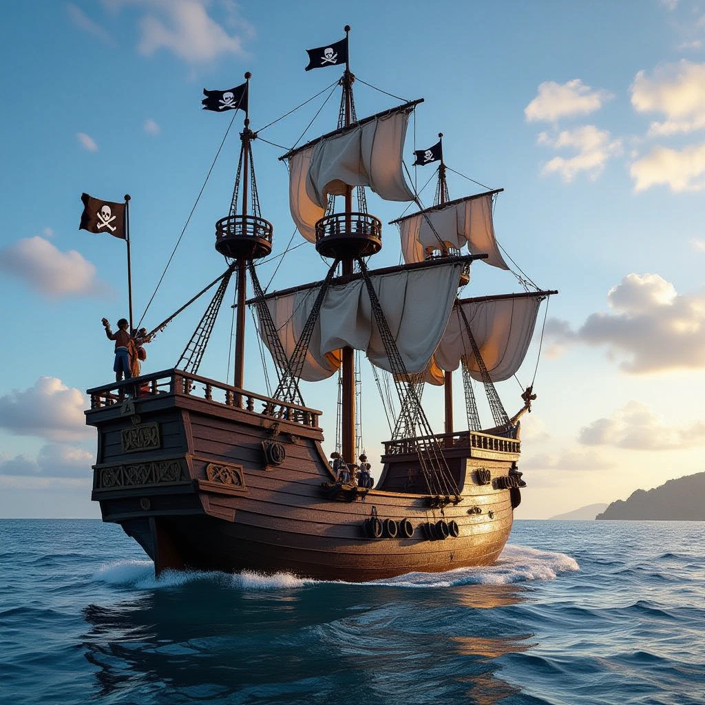 pirate ship emoji
