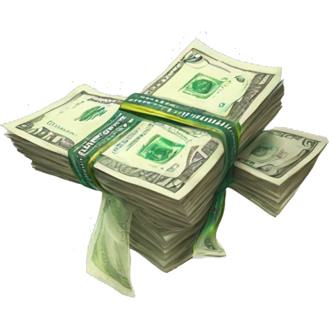 Flying money emoji