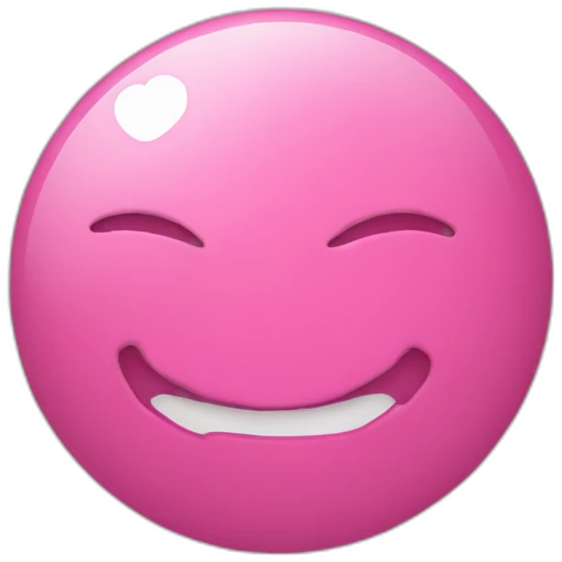 Chat sur une planète rose emoji