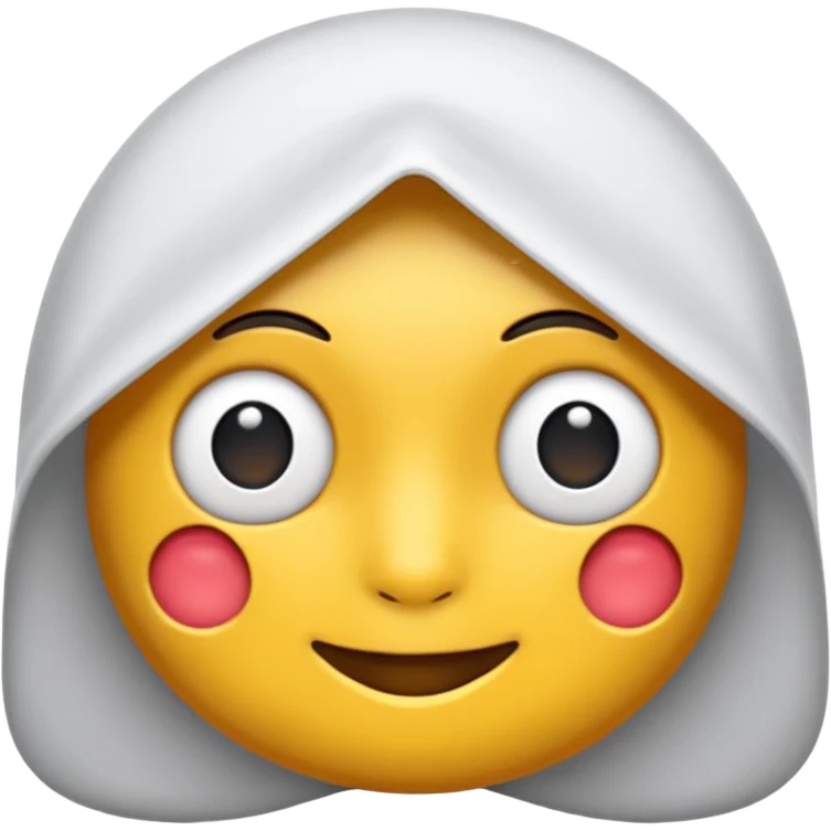 Сделай белую строительную каску emoji