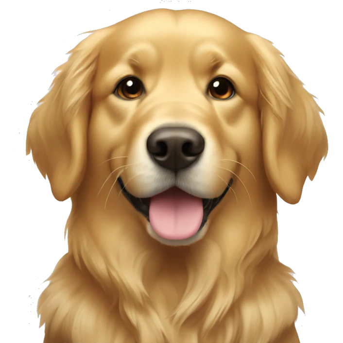 Golden retriever emoji