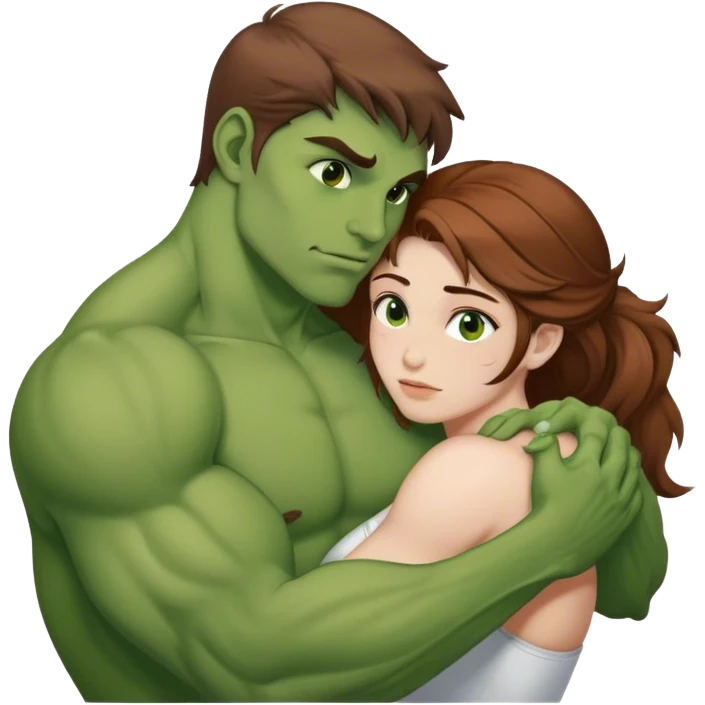 Hulk in love girl emoji