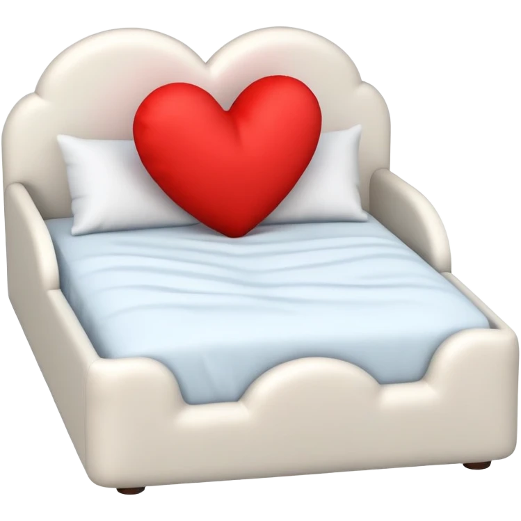 sims red heart bed emoji