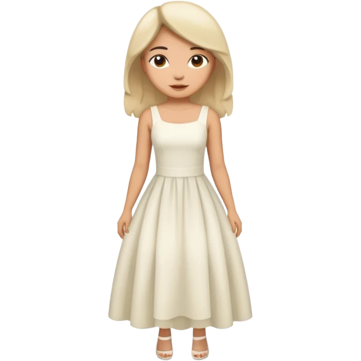 attractive full body light-skin latina  emoji