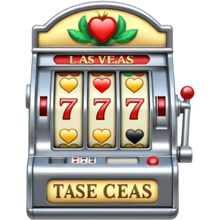 Slot machine, las vegas emoji