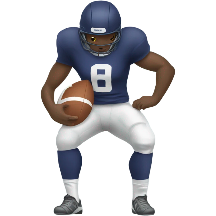 Football player getting injured  emoji