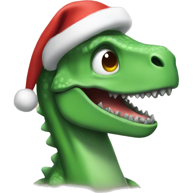 Dino Xmas emoji