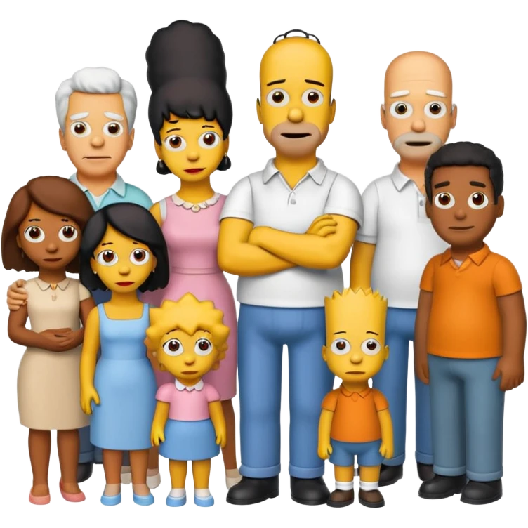 the simpsons, Different every character. emoji