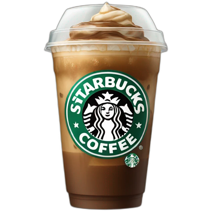Starbucks ice coffee closed emoji