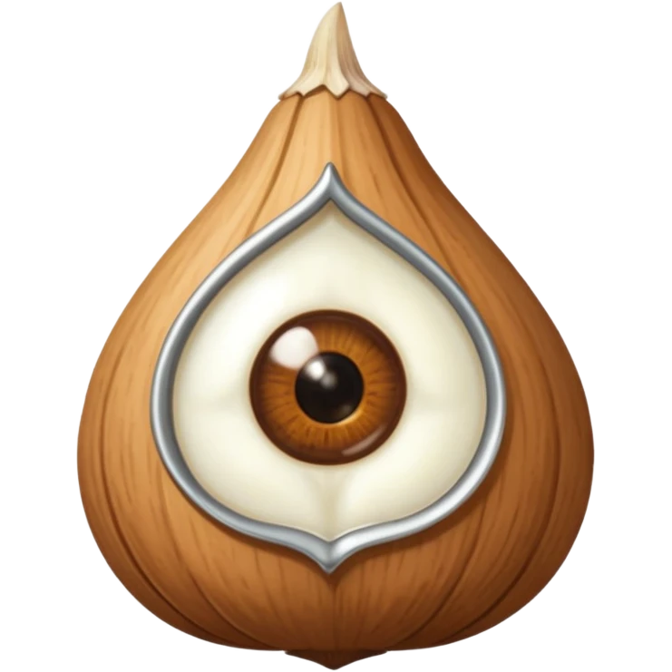 EYE KEY CHIN GARLIC emoji