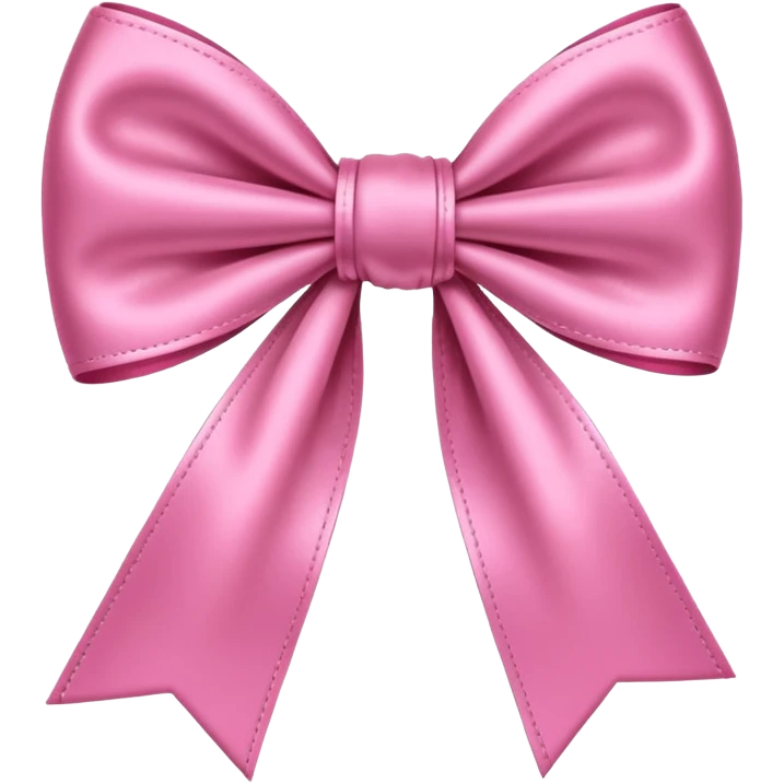 Pink bow emoji