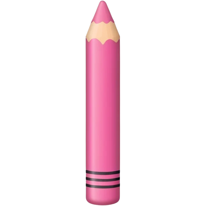Pink crayola crayon 🖍️  emoji