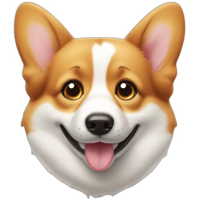 corgi wink emoji