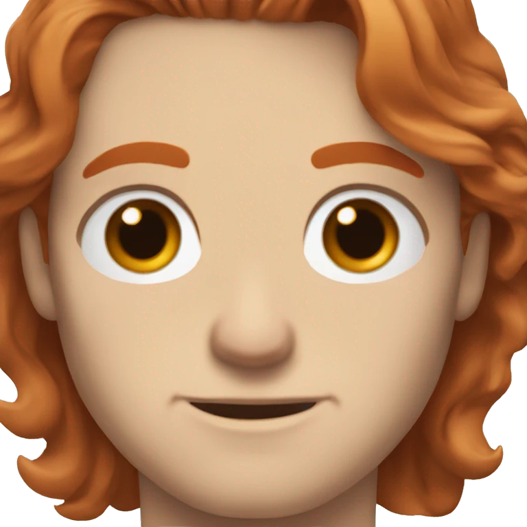 Superman, blue eyes, reddish hair, freckles, reddish beard, freckles on face emoji