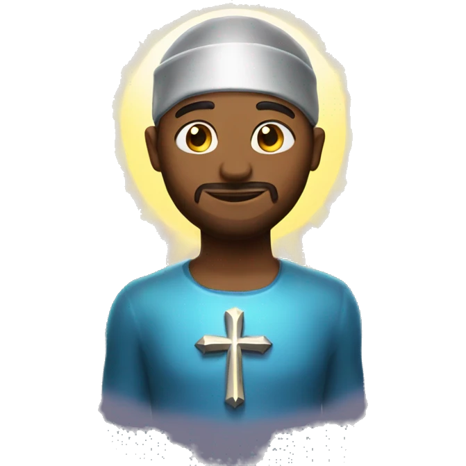 shine with holy emoji