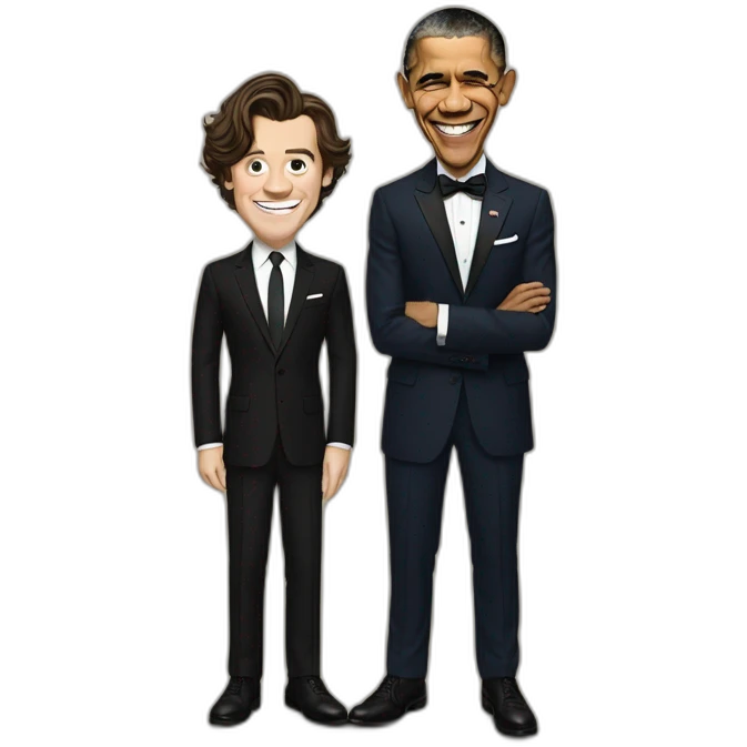 Harry Styles et Barrack Obama emoji